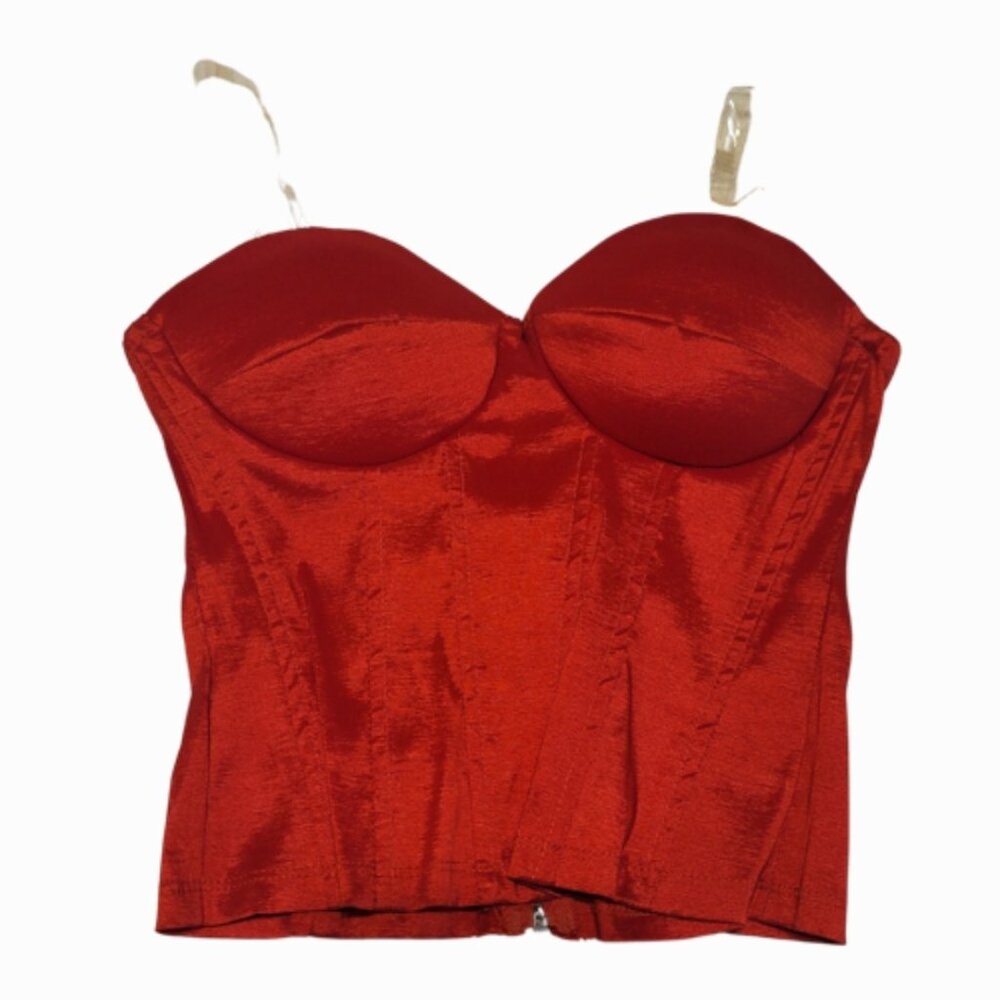 Fashion Nova Red bustier top